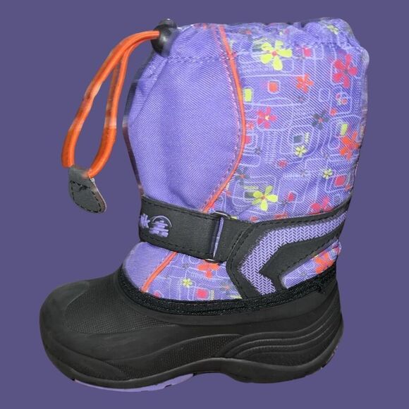 Kamik Toddler Girl's Snowbank 2 Boot Lavender Size 10 - Picture 5 of 6